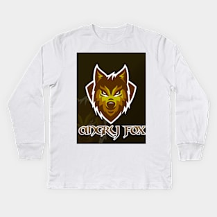 Angry Fox Kids Long Sleeve T-Shirt